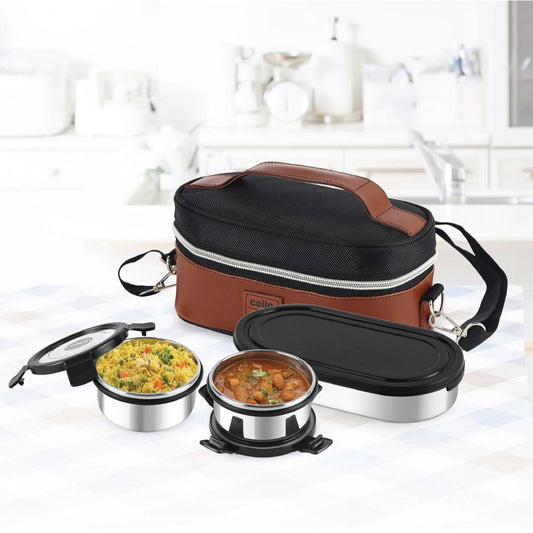Cello Lunch box 3 piece set