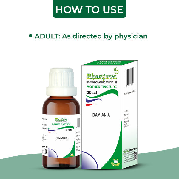Bhargava Damiana Mother Tincture