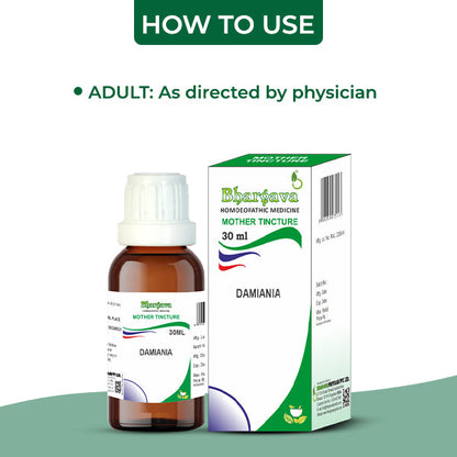 Bhargava Damiana Mother Tincture