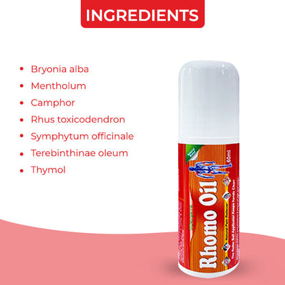 Rhomo Oil Roll On Ingredients
